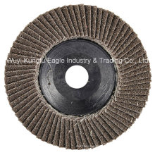 4′′ Calcination Oxide Flap Abrasive Discs (Plastic cover 22*16mm 40#)